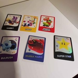 Mario wonder cards read description
